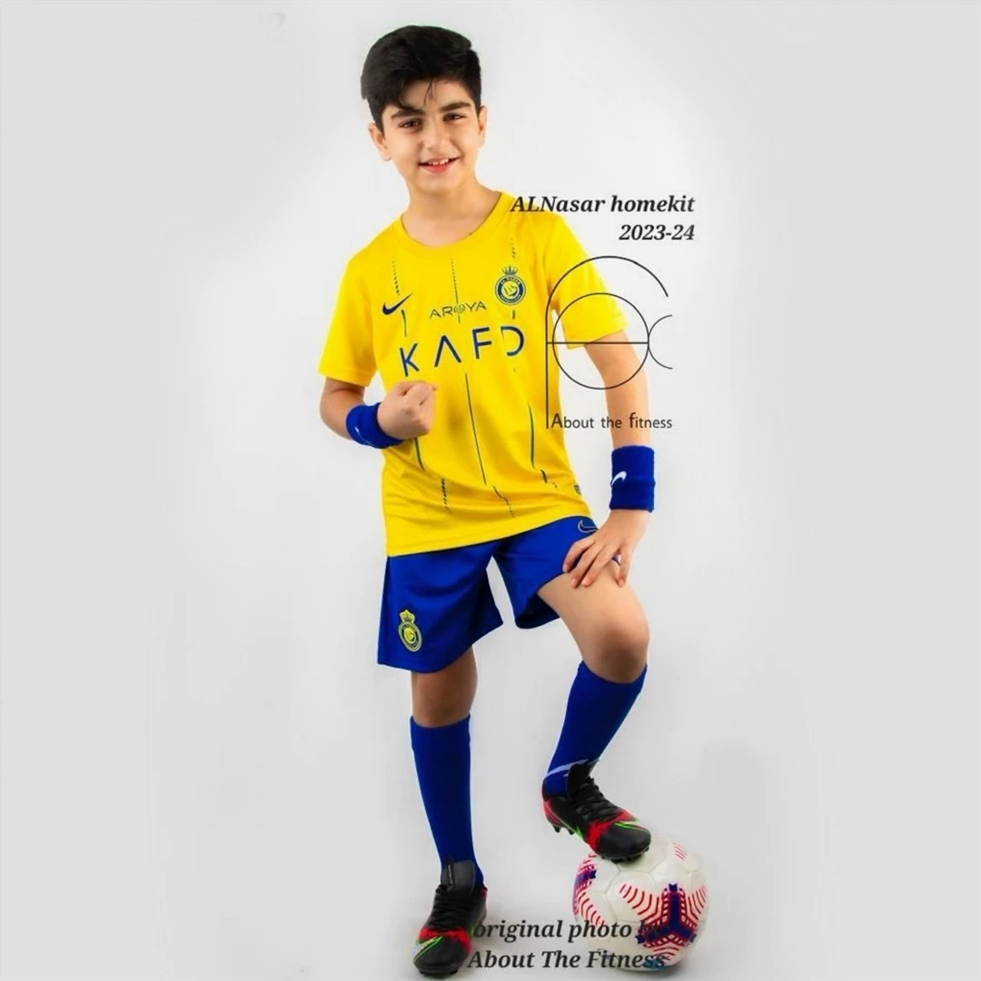 کیت بچگانه النصر اول زرد 2024
