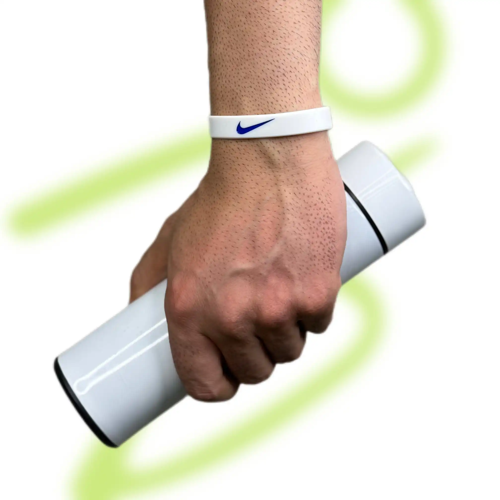 دستبند نایک just do it سفید سیلیکونی