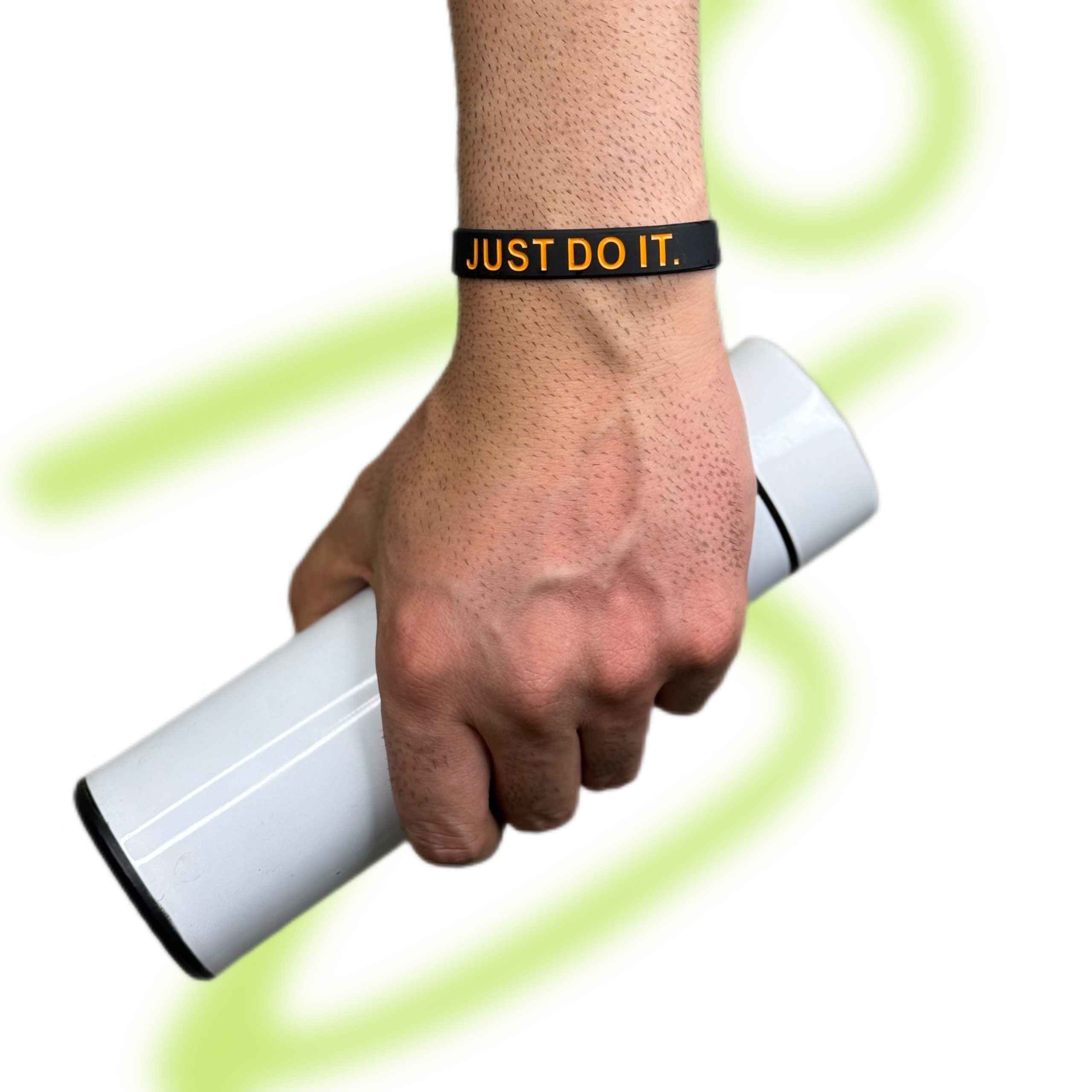 دستبند نایک just do it مشکی سیلیکونی