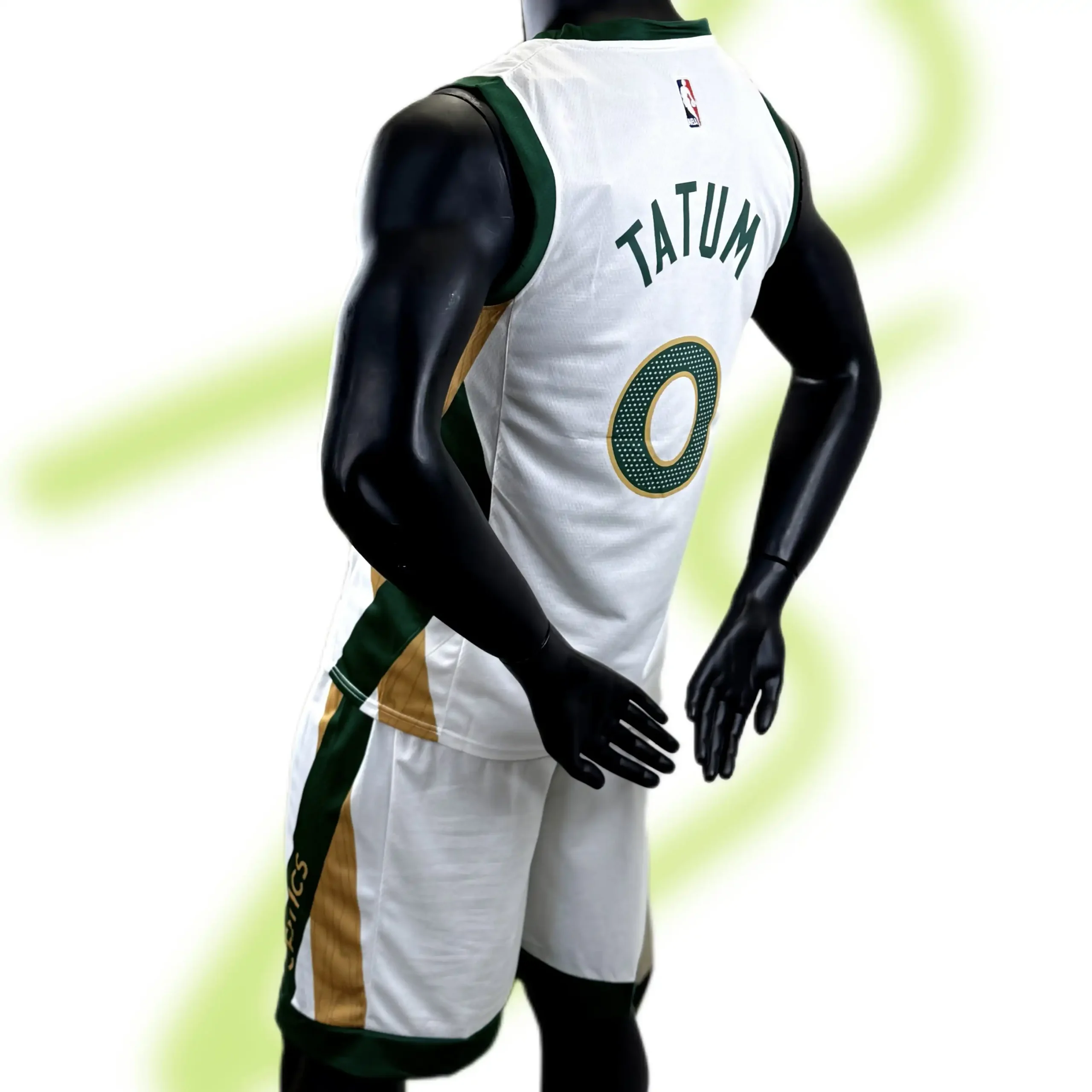 لباس بسکتبالی بوستون سفید سبز