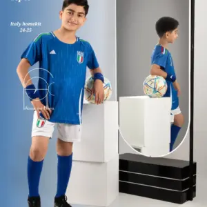 کیت نوجوان و بچگانه ایتالیا اول آبی 2025